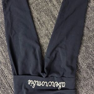 Yoga Black High-Waist Leggings